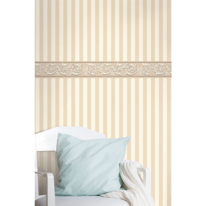 Spencer Stripes Wallpaper - Beige