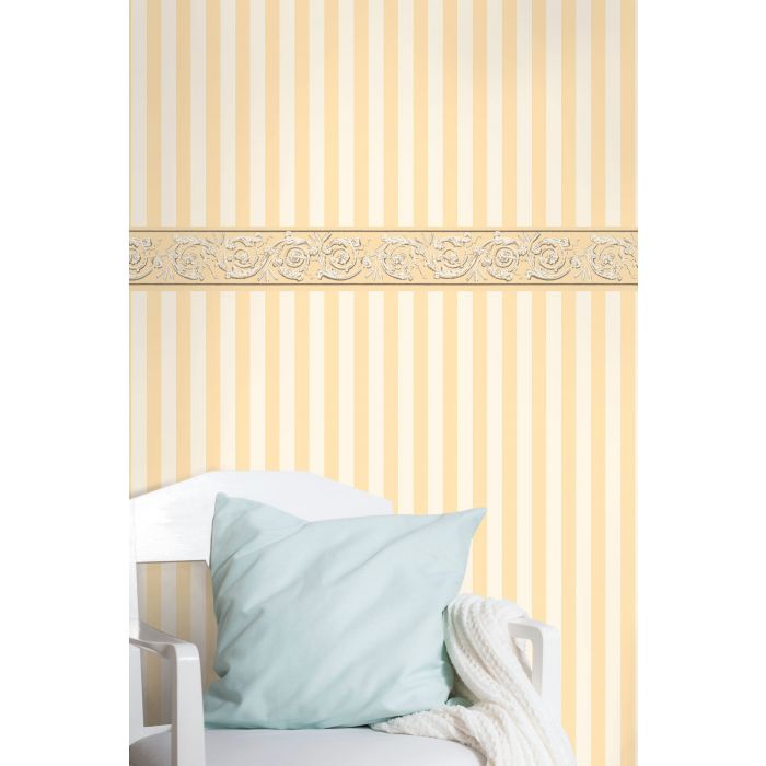 Spencer Stripes Wallpaper - Yellow