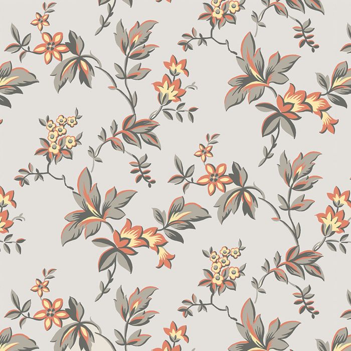 Lovang Historical Wallpaper - Grey/Multi