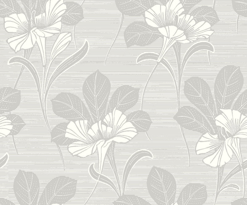 Sample - Vilhelmina Wallpaper - Grey