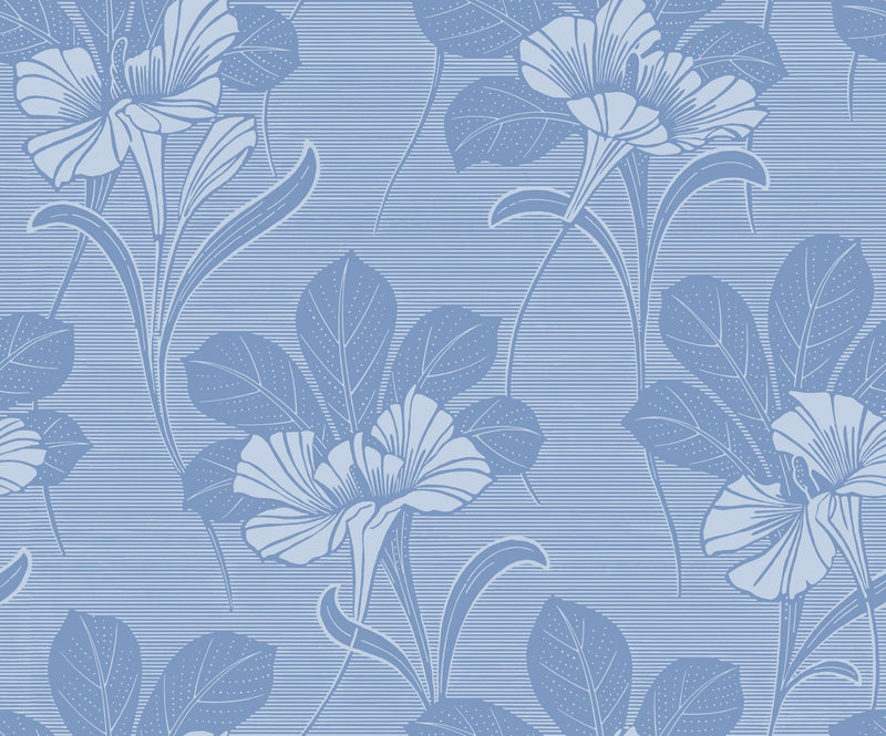 Sample - Vilhelmina Wallpaper - Blue