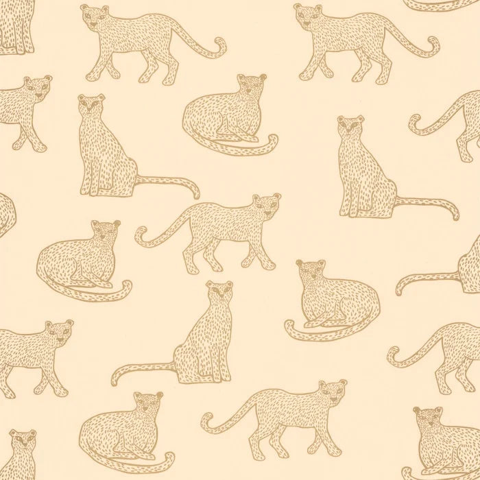 Lea Leopard Wallpaper - Rose