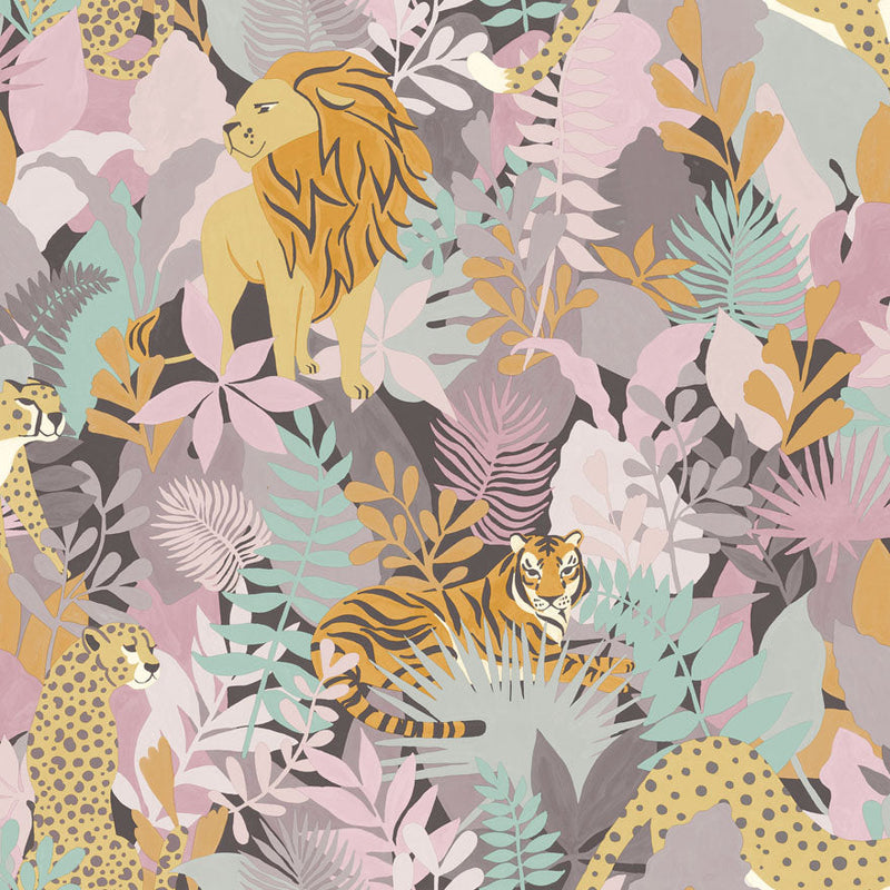 Animal Kingdom Wallpaper - Pink