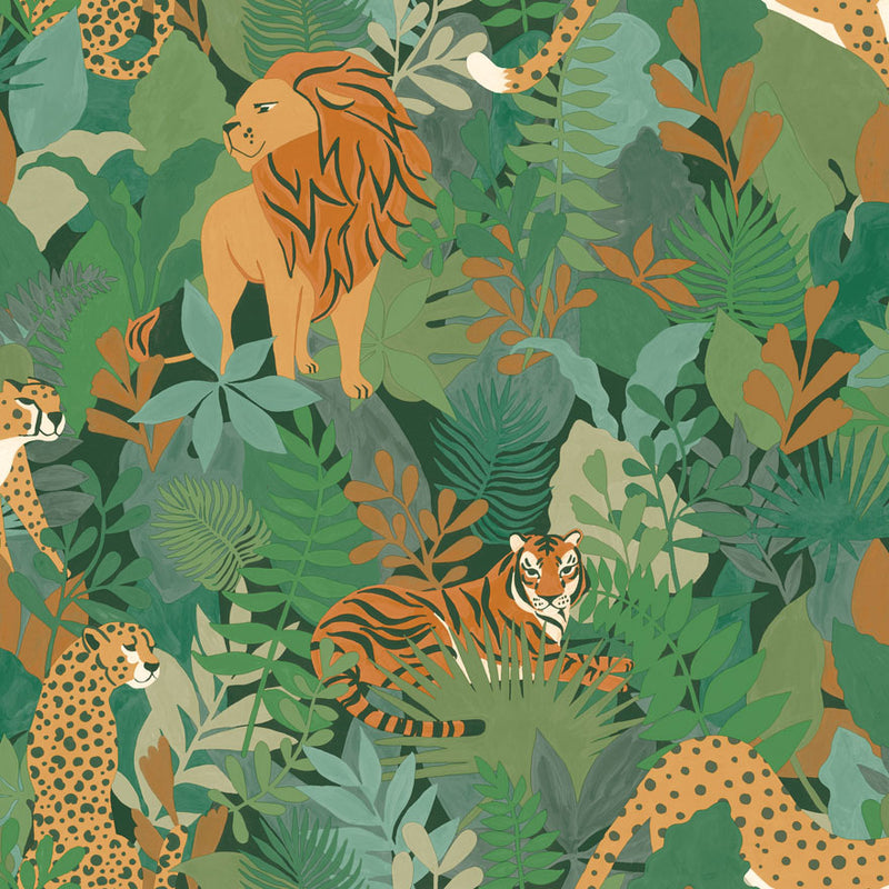 Animal Kingdom Wallpaper - Green