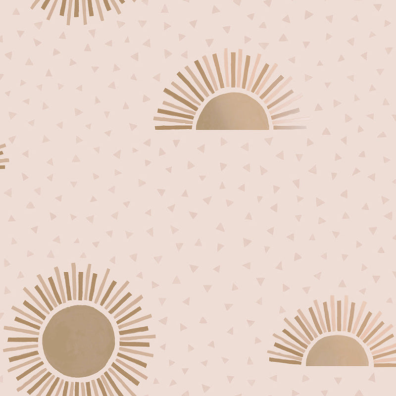 Sunbeam Wallpaper - Pink