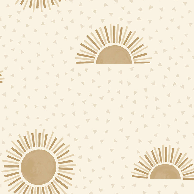 Sunbeam Wallpaper - Beige/gold