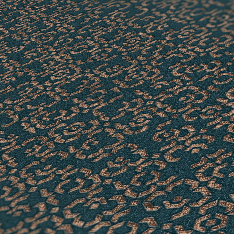 Marrakesh Hall Wallpaper - Metallic Blue