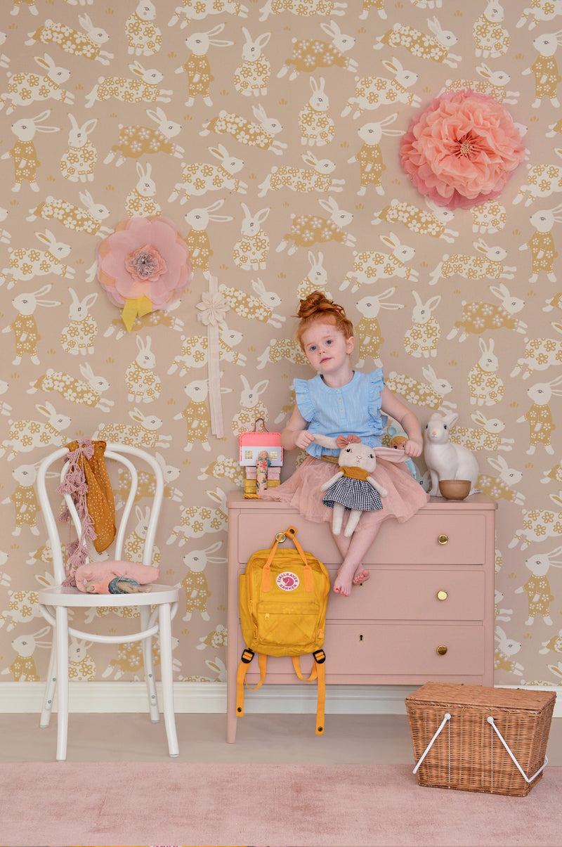 Garden Party Wallpaper - Blush Pink