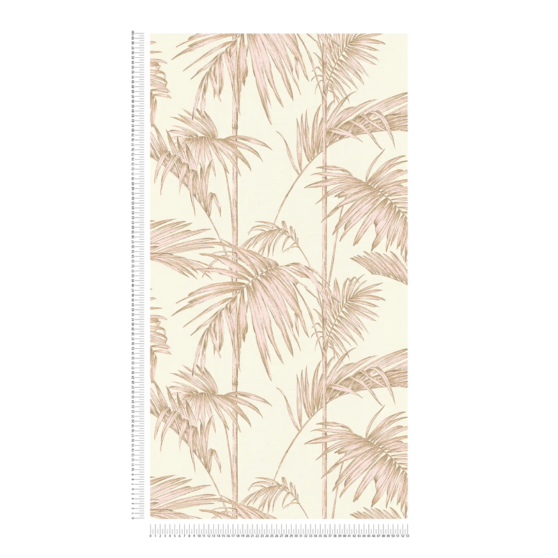 Lola Palm Wallpaper - Blush