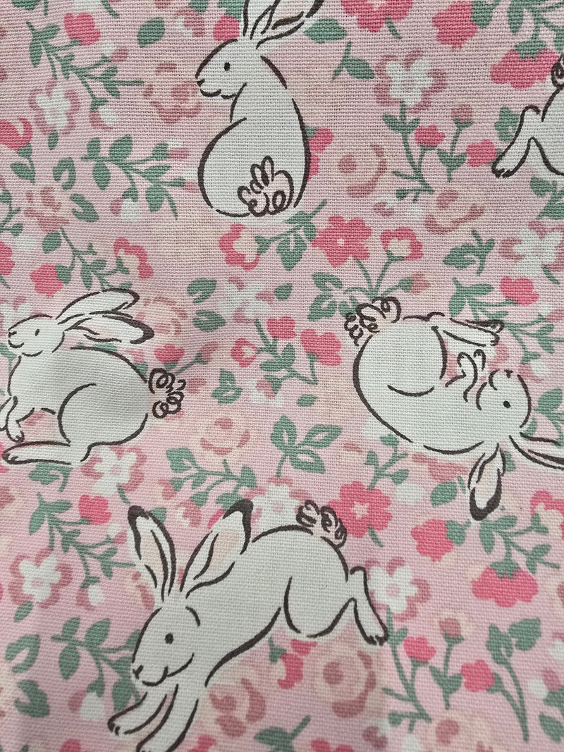 Cath Kidston Jumping Bunnies Fabric - Last 5 Metres