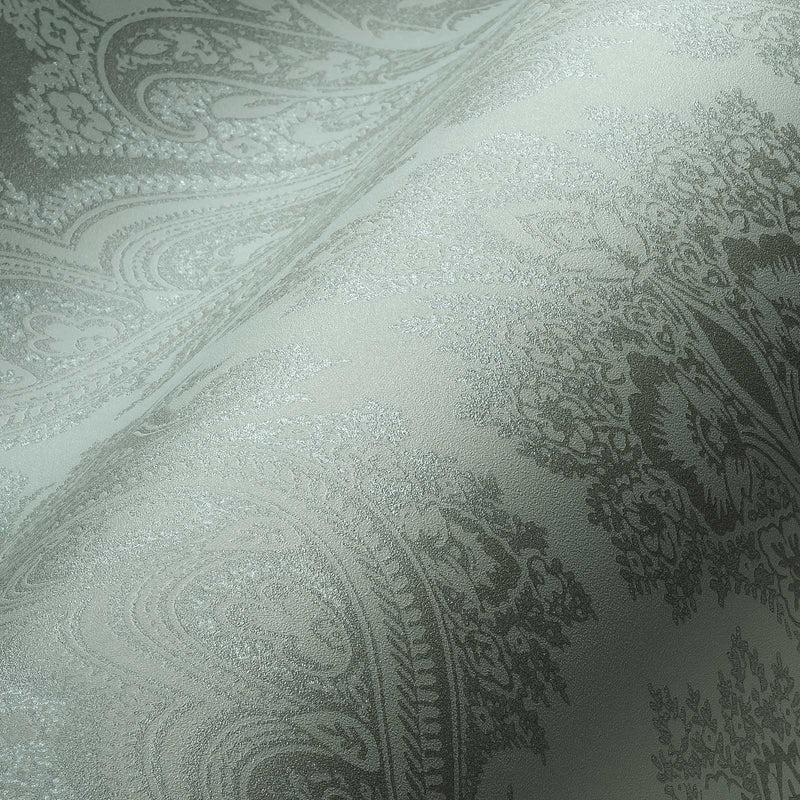 Damask Wallpaper - Sage