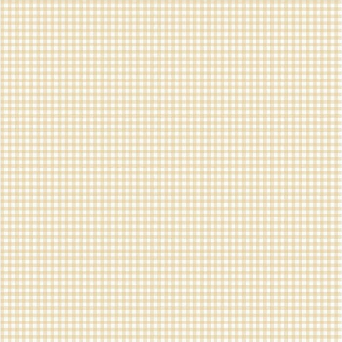 Sample - Lotta Gingham Wallpaper - Yellow