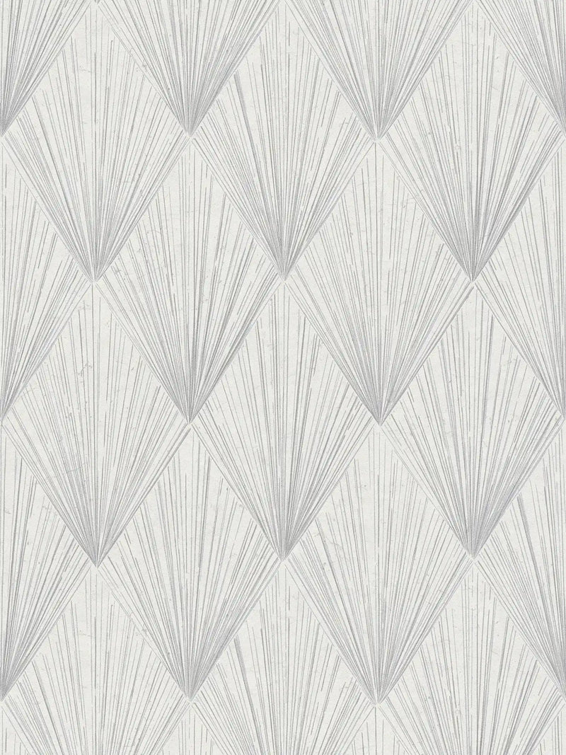 Metalic Moments Wallpaper - Grey/Metallic/White