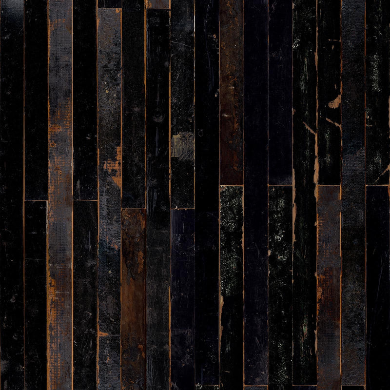 Piet Hein Eek 'Scrapwood Series' Wallpaper - Black Scrapwood - PHE05