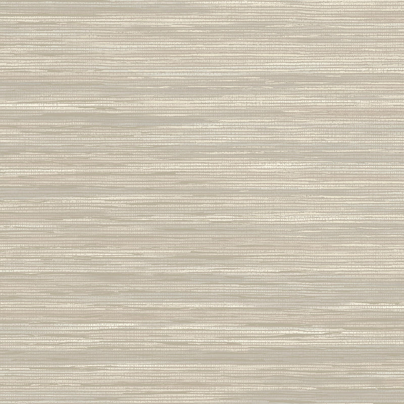 Sample - Vardo - faux Grasscloth Wallpaper - Taupe