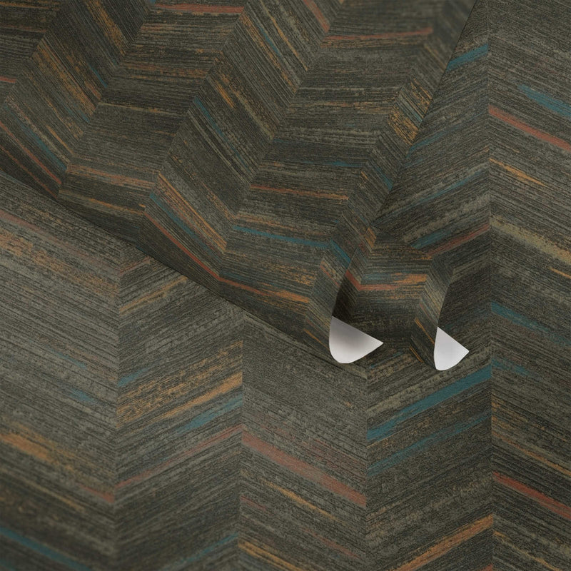 Textured Herringbone Wallpaper - 5 Colours