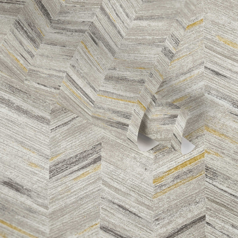 Textured Herringbone Wallpaper - 5 Colours