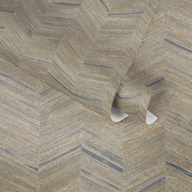 Textured Herringbone Wallpaper - 5 Colours