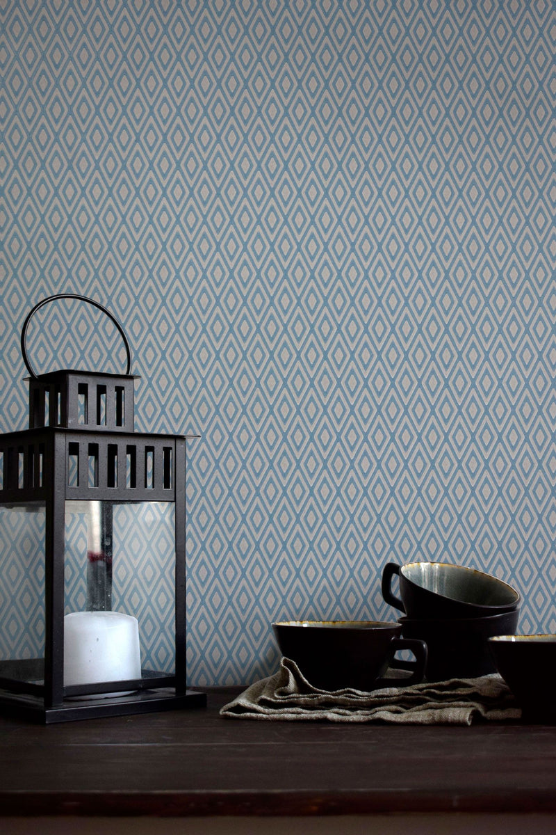 Gasoga Wallpaper - Grey/Blue