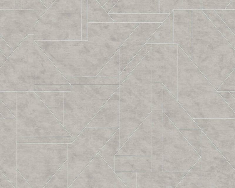 Metro Deco Lines (Metropolitan Stories 3 Collection) - Grey/Silver