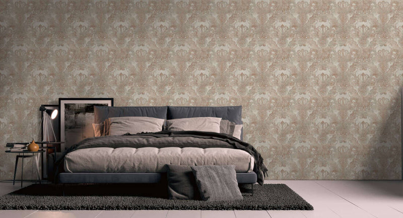 Baroque Ornaments Wallpaper (Metropolitan Stories 3 Collection) - Cream