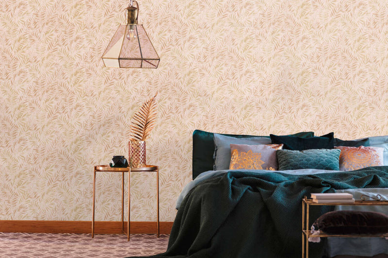 Don't Leaves Me Wallpaper (Metropolitan Stories 3 Collection) - Pink/Gold