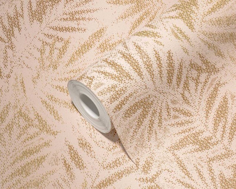 Don't Leaves Me Wallpaper (Metropolitan Stories 3 Collection) - Pink/Gold