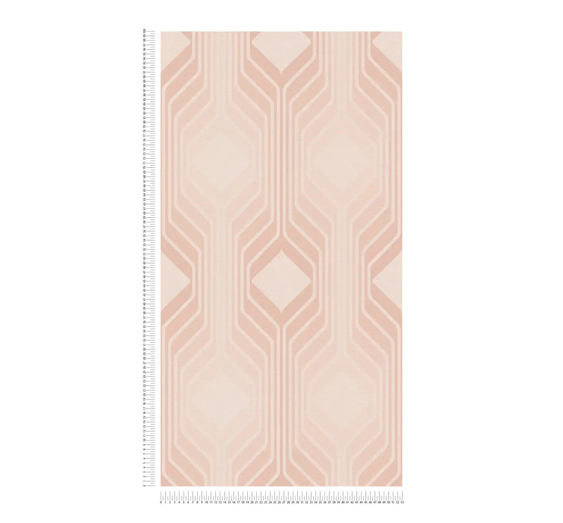 Deco Retro Wallpaper - Beige