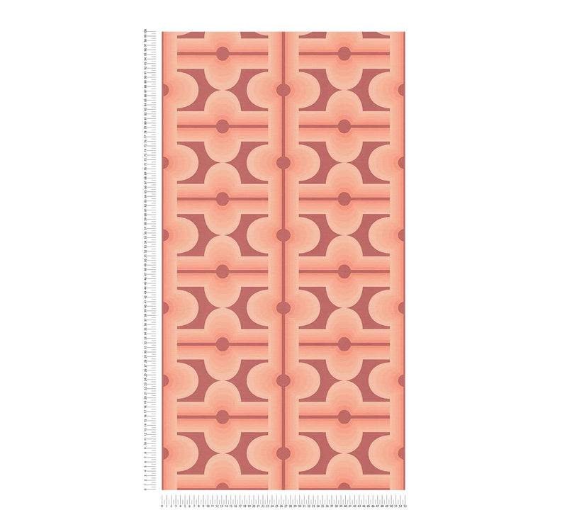 Retro Mesopotamia Wallpaper - Blush