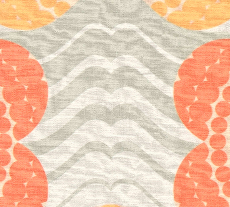 Retro Elegance Wallpaper - Orange