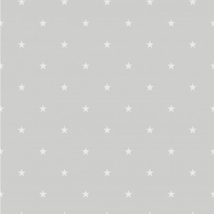 Starry Stars Wallpaper - Grey