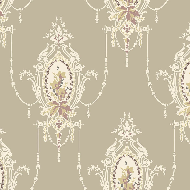 Edsbyn Historical Wallpaper - Beige