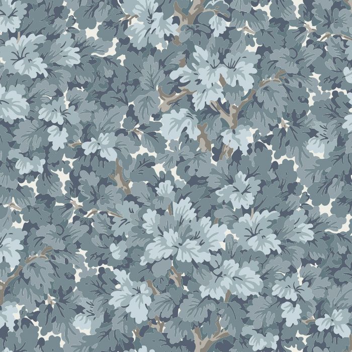 Sample - Lilla Dockekulla Wallpaper - Blue