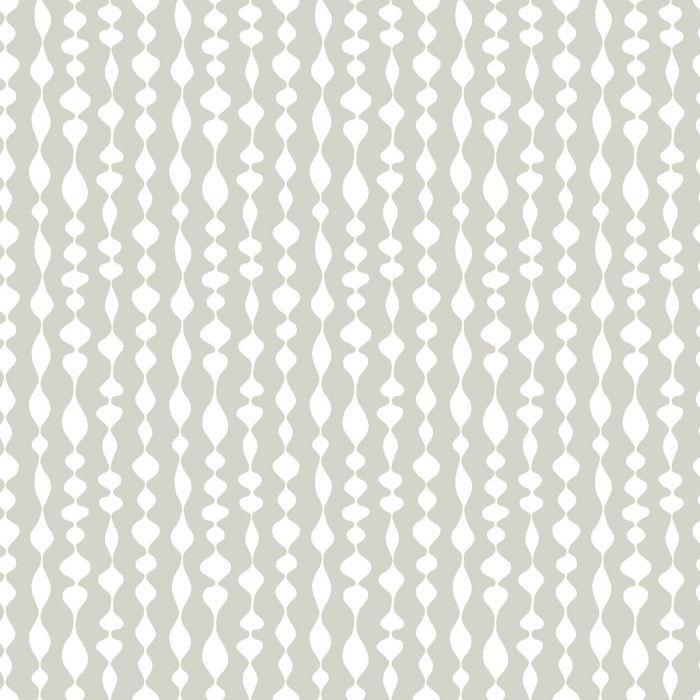 Sample - Maragret Geometric Wallpaper - Grey