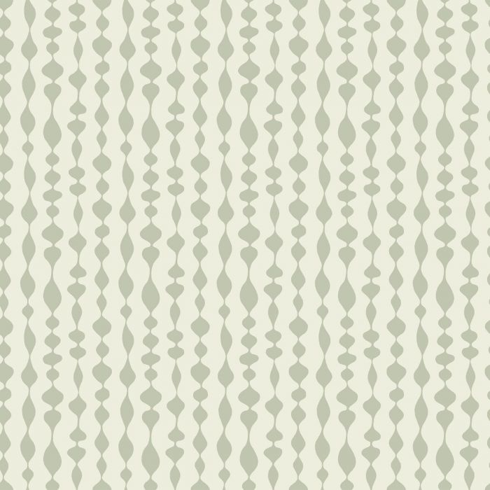 Sample - Maragret Geometric Wallpaper - Green