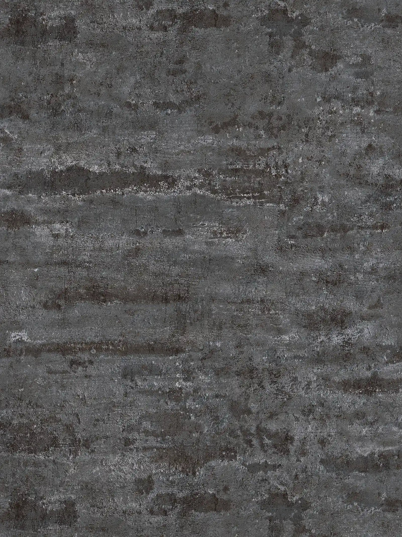 Tibo Grunge, rustic plaster look Wallpaper - Black