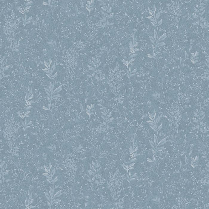 Tuva - Wild Grasses Wallpaper - Blue