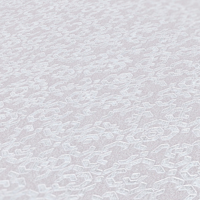 Marrakesh Hall Wallpaper - Metallic/White