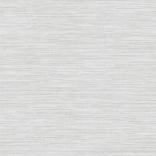 Sample - Bambara - Vinyl Grasscloth Wallpaper - Grey