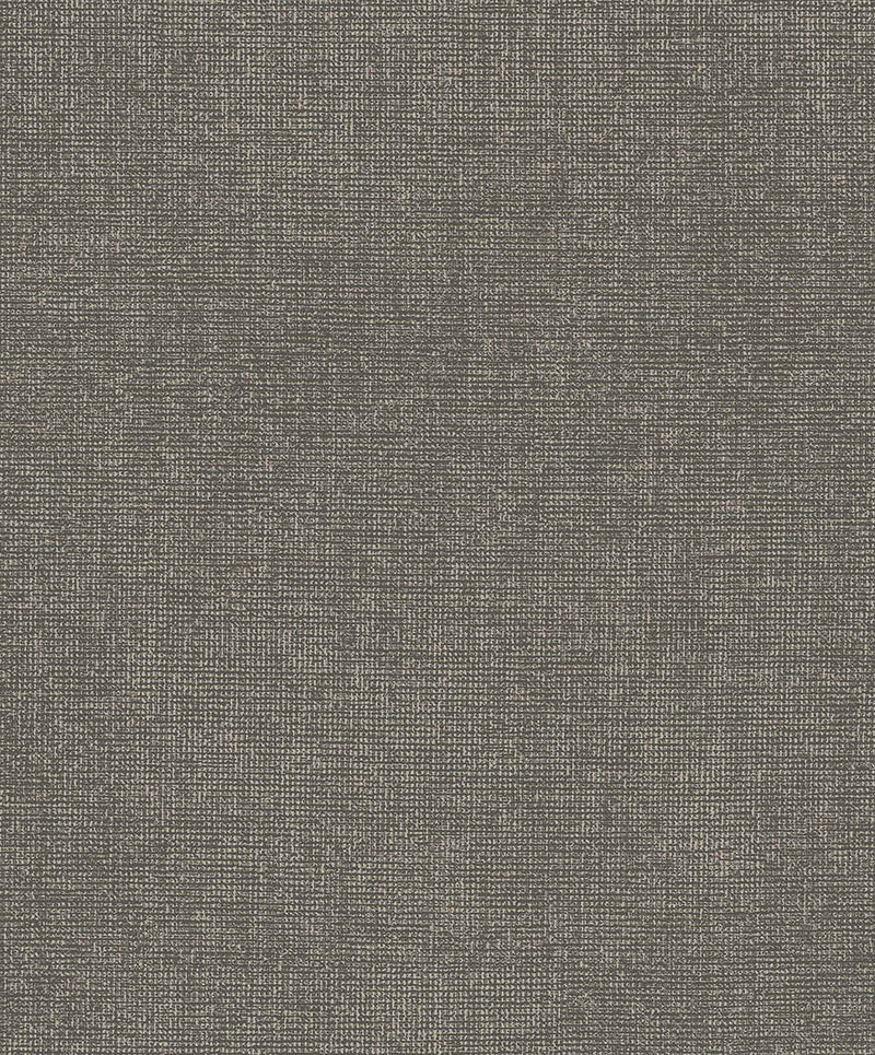 Lulea - Hessian Fabric Effect Wallpaper - Charcoal