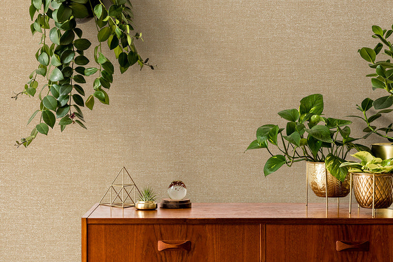 Lulea - Hessian Fabric Effect Wallpaper -  ARRIVING MARCH 2025