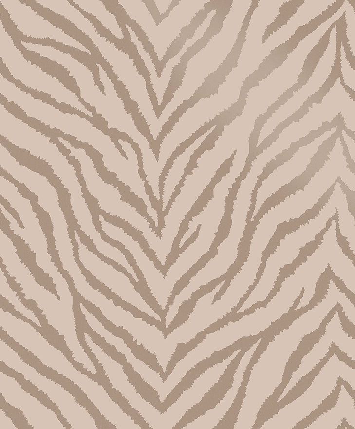 Sample - Zahara - Tiger Print Wallpaper - Pink