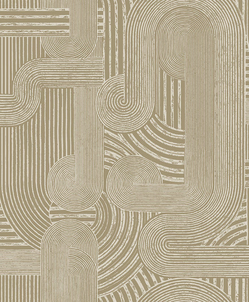 Sample - Macramé - Boho Geo Wallpaper - Neutral