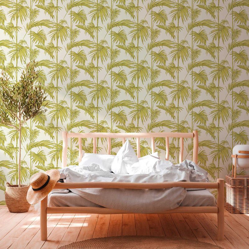 Lola Palm Wallpaper - Green