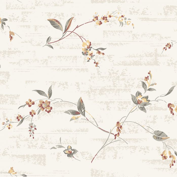 Duro Skir 1939 Wallpaper - White/Red