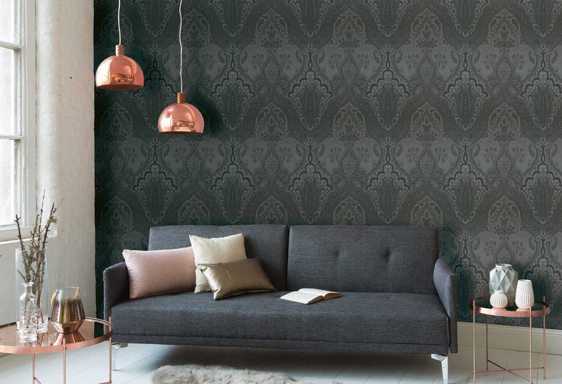 Damask Wallpaper - Dark