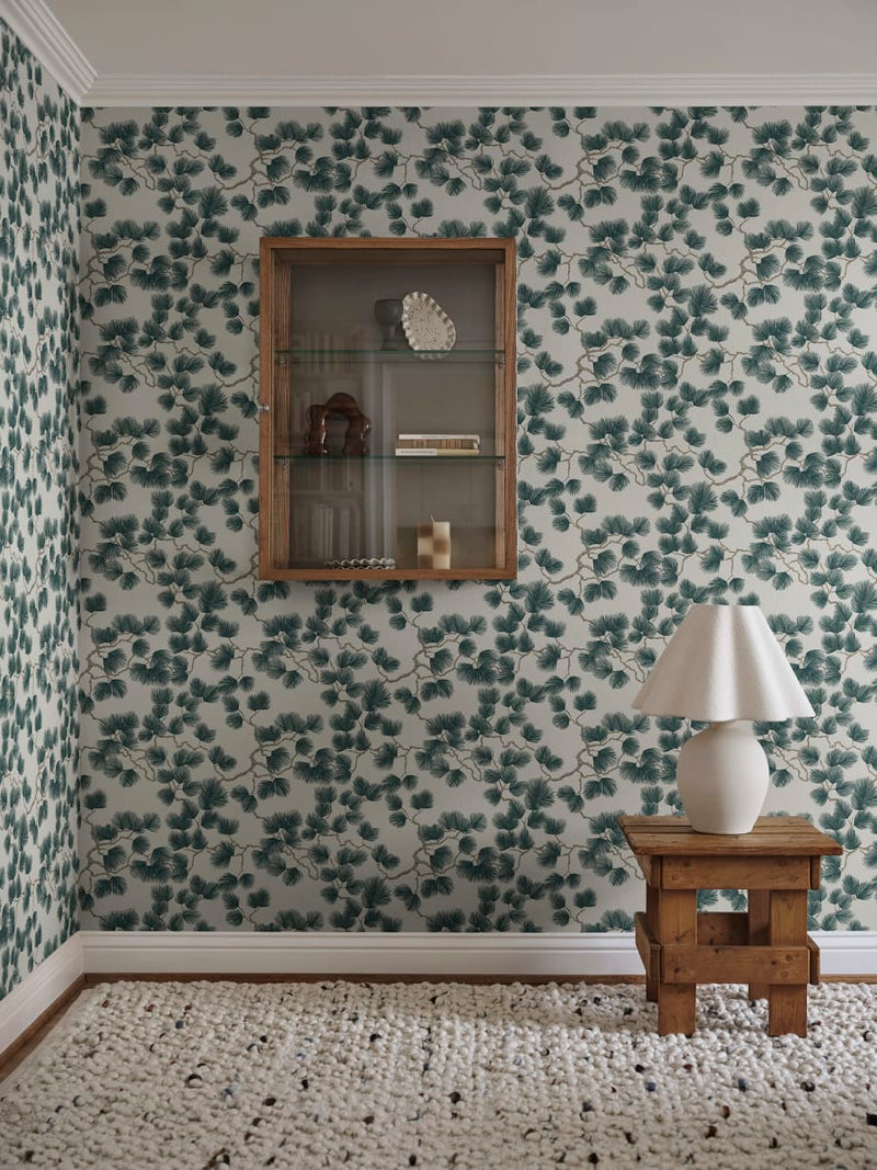 Pine Wallpaper - Green