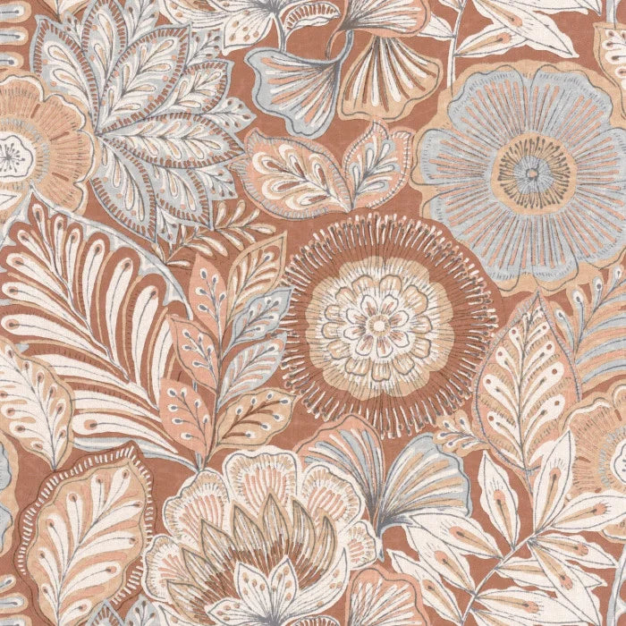 Bali Batik Wallpaper - Earthy Tones