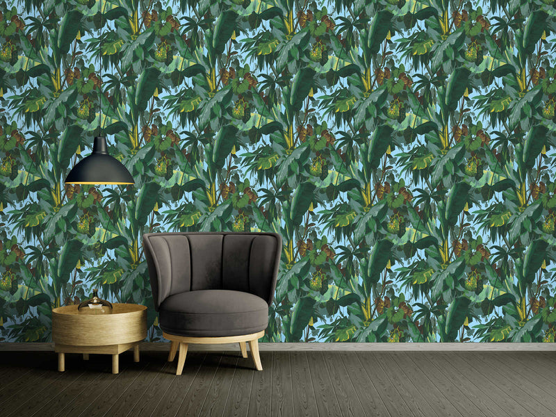 Jungle Dance Wallpaper - Peel/Stick 8.5 Metre Roll