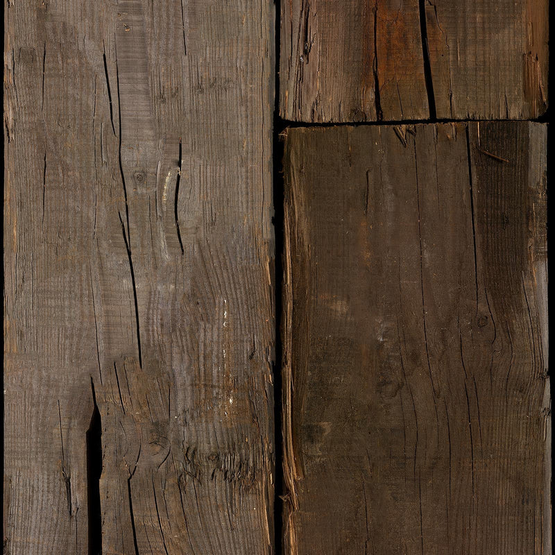 Piet Hein Eek 'Scrapwood Series' Wallpaper - Brown Beams Scrapwood - PHE10